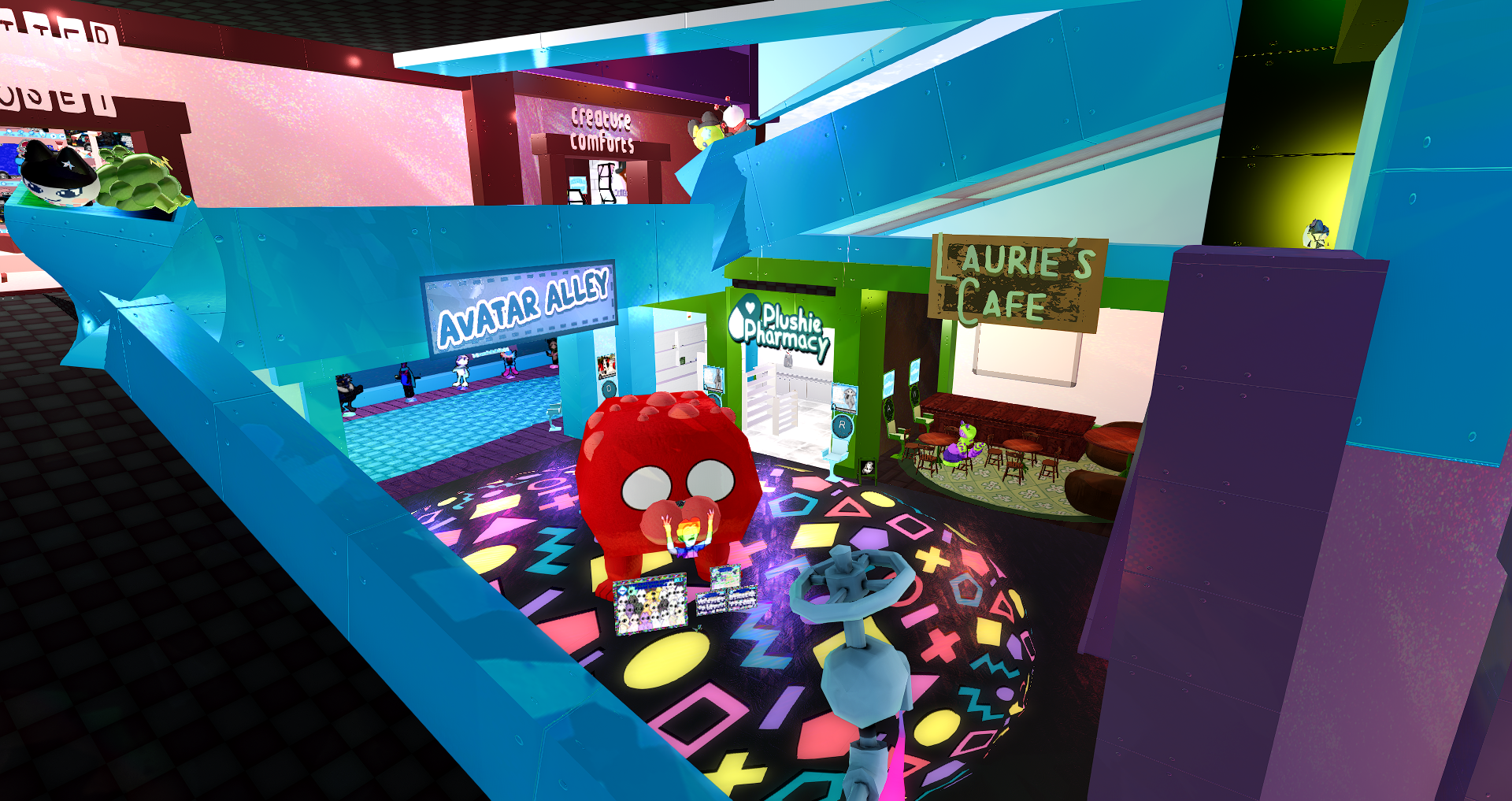 screenshot of the SCRIMBLO WORLD mainstore interior.