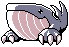 Darwhol, a purple, whale-like creature with clawed fins and a saddle-like shell on its back.